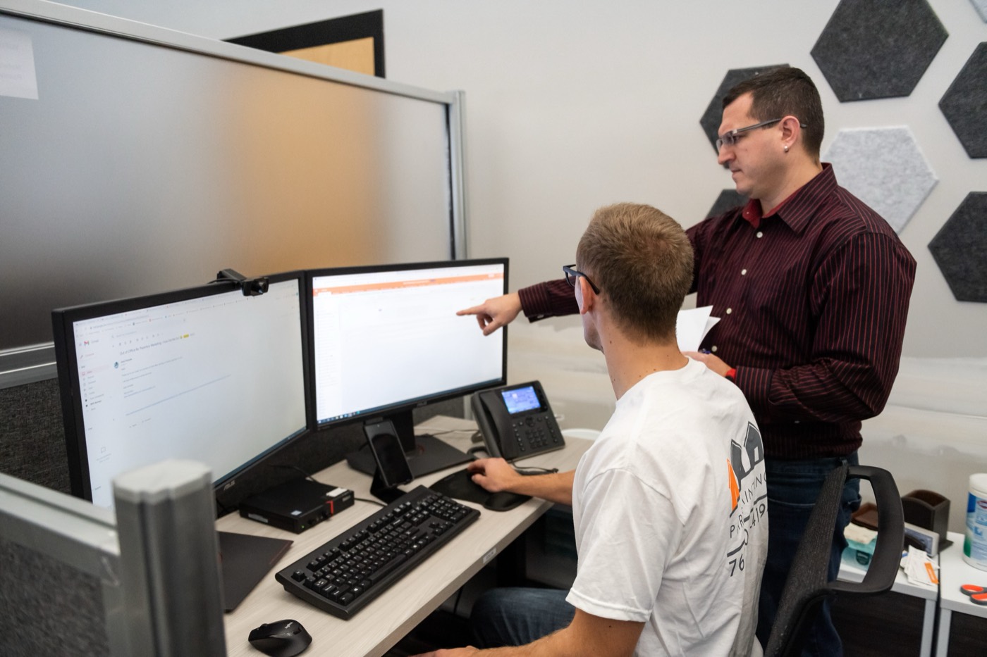 The Aleph operations team at work